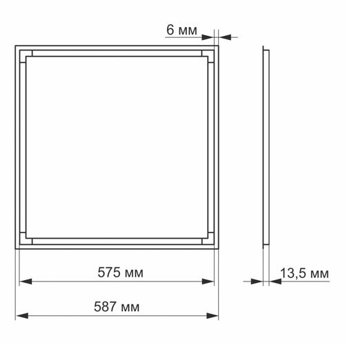 LED панель Videx ART 40W 4100К
