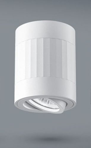 LED світильник під лампу GU10 Videx SPF04A накладний білий + біла пряма лінія