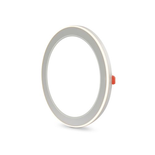 LED світильник вбудований з декоративною підсвіткою Videx DL4R 18W+6W 5000К 2700К 220V