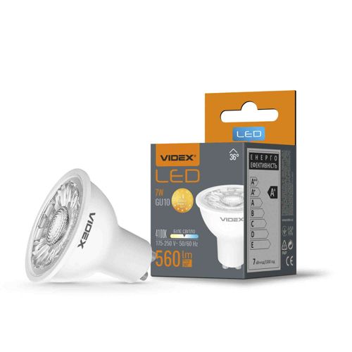 Лампа LED Videx MR16eL 7W 4100К GU10