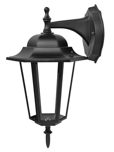 Світильник садовий DELUX PALACE A002 60W Е27 IP44 чорний