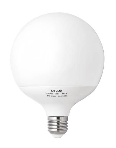 Лампа LED Delux Globe G120 18W 4100K Е27