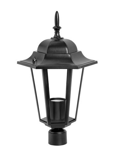 Світильник садовий DELUX PALACE A003 60W Е27 IP44 чорний