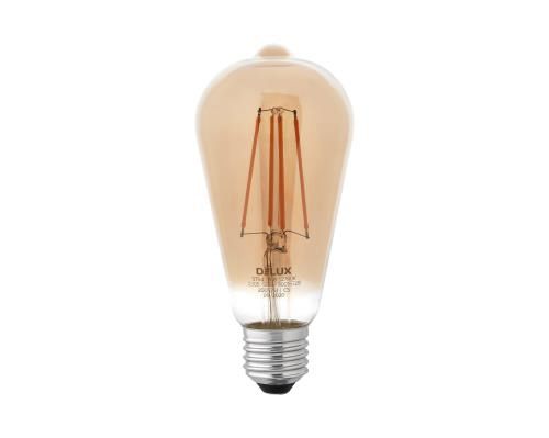 Лампа LED Delux філаментна ST64 8W 2700K E27