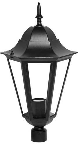 Світильник садовий DELUX PALACE A003 Big 60W Е27 IP44 чорний