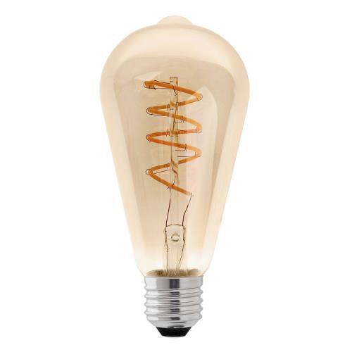 Лампа LED Delux філаментна ST64 5W 2200K E27