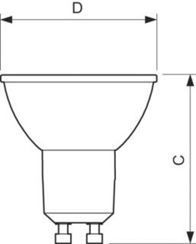 Лампа LED PHILIPS рефлекторна ESS 4.6-50W GU10 2700K 36D
