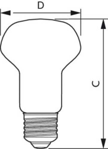Лампа LED PHILIPS рефлекторна Spot 7W E27 6500K R63