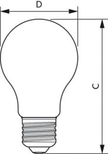 Лампа LED PHILIPS груша Classic 5.5-48W E27 2700K A60 CLG