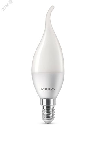 Лампа LED PHILIPS свічка ESS Candle 6W 620lm E14 2700K BA35 ND