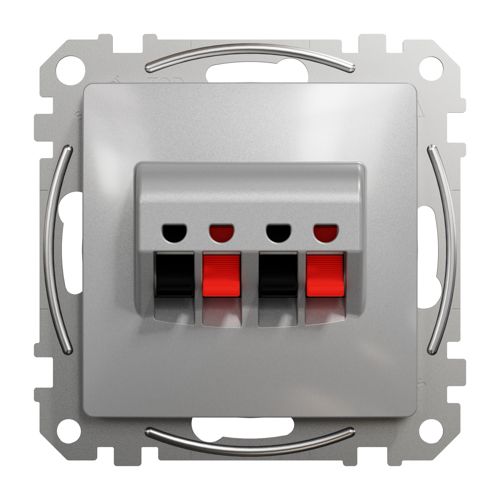 Аудіорозетка Schneider Electric алюміній Sedna Design