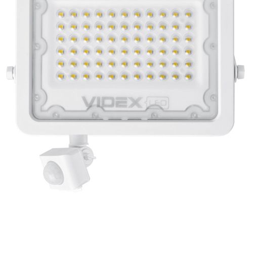 LED прожектор Videx з датчиком руху та освітленості F2e 50W 5000К