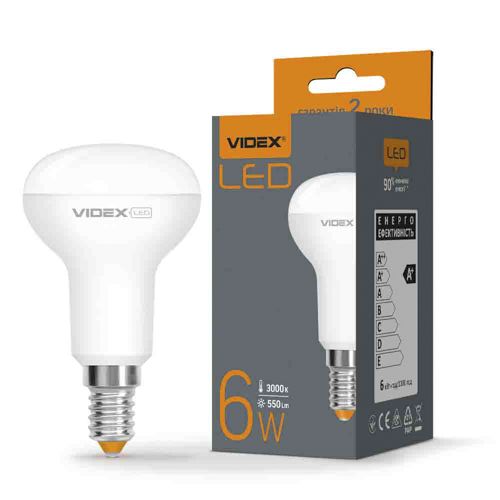 Лампа LED Videx R50e 6W 3000К E14