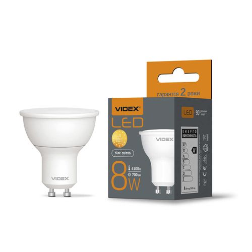 Лампа LED Videx MR16e 8W 4100К GU10