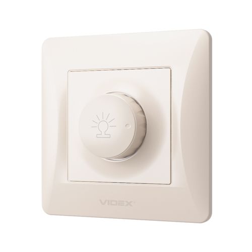 Димер Videx 600W кремовий BINERA