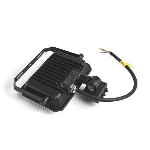 LED прожектор Videx F3 30W 5000К з датчиком руху 220V чорний