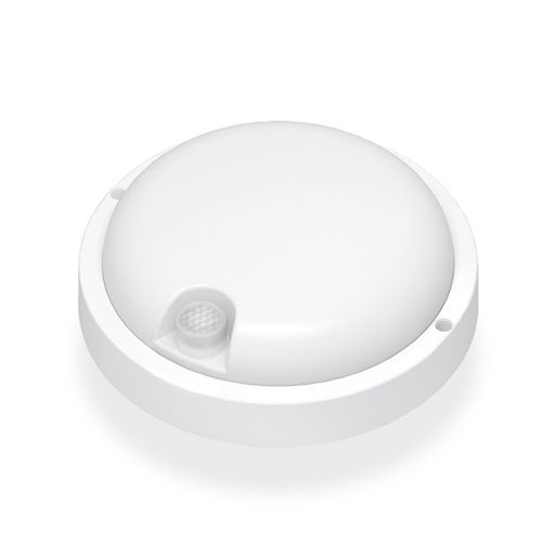 LED світильник з датчиком круглий Videx 12W 5000К ІК IP54 сенсорний білий