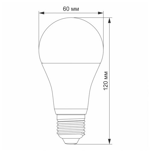Лампа LED Videx A65e 15W 3000К Е27