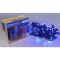 Зовнішня гірлянда Delux ICICLE 75LED 2x0.7м блимаюча синє чорний провід IP44