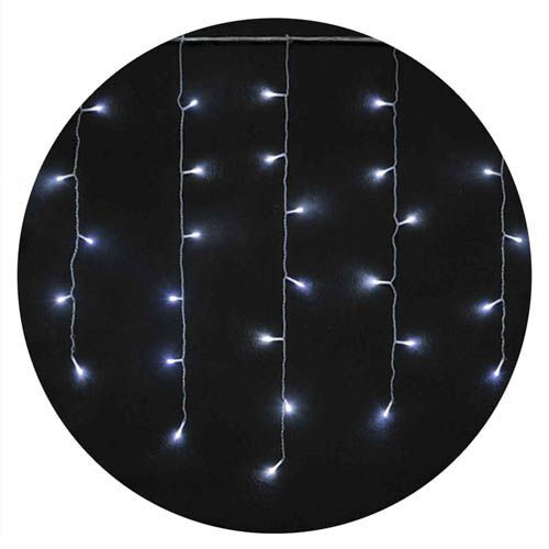 Внутрішня гірлянда Delux ICICLE 75LED 2х0 7м біле прозорий провід IP20