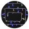 Зовнішня гірлянда Delux STRING 100LED 10м блимаюча RGB білий провід IP44