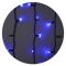 Зовнішня гірлянда Delux ICICLE 75LED 2x0.7м блимаюча синє чорний провід IP44