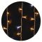 Зовнішня гірлянда Delux ICICLE 108LED 2x1м блимаюча жовте/біле білий провід IP44