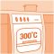 Лампа галогенна OSRAM HALOPIN OVEN 25W 230V G9 2700К (4008321703552)