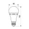 Лампа LED OSRAM груша з акумулятором 8W 6500K 230V E27