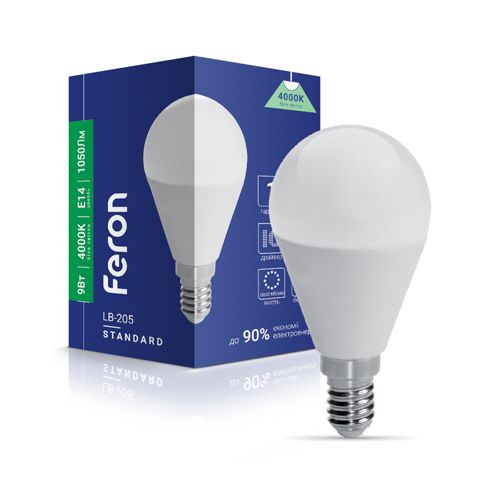Лампа LED Feron LB-205 9W E14 4000K
