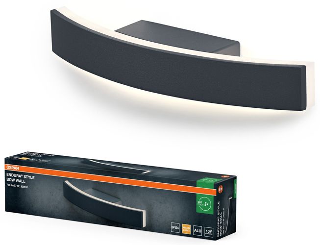 LED cвітильник настінний OSRAM 7W 3000K IP54 Endura Bow