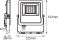 LED прожектор LEDVANCE Smart WIFI Floodlight 10W RGBW чорний IP65