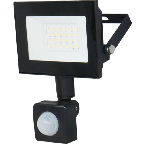 LED прожектор з датчиком руху UEC Delta SLC-MS 30W 6500K IP54 чорний