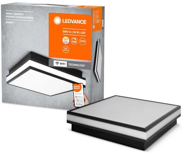LED світильник LEDVANCE Smart WIFI Orbis Magnet 26W TW чорний
