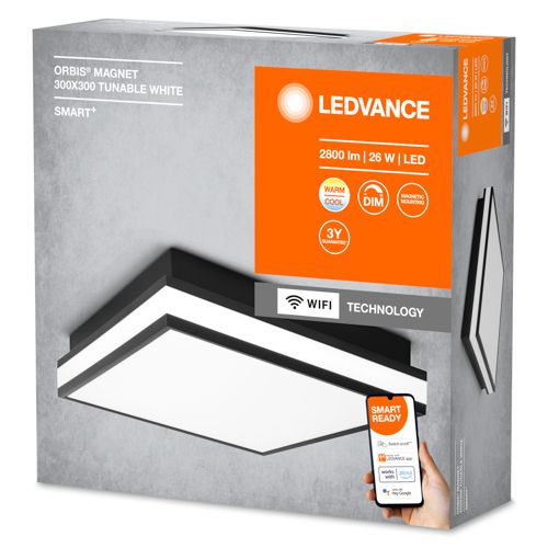 LED світильник LEDVANCE Smart WIFI Orbis Magnet 26W TW чорний