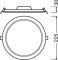 Світильник LEDVANCE DOWNLIGHT SLIM ROUND 18W 6500К IP20 Білий