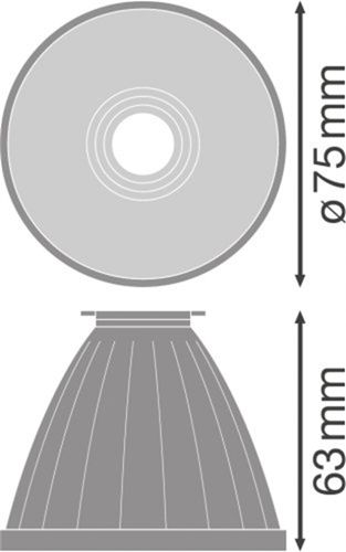 TRACKLIGHT SPOT REFLECTOR D85 SP