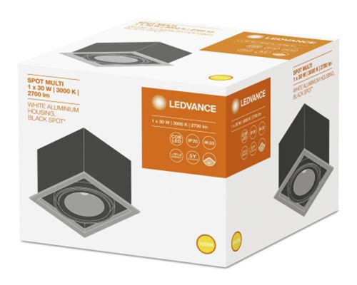 Світильник LEDVANCE SPOT MULTI 1x30W 3000К IP20 Білий