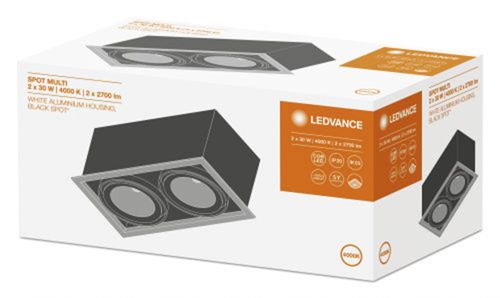 Світильник LEDVANCE SPOT MULTI 2x30W 4000К IP20 Білий