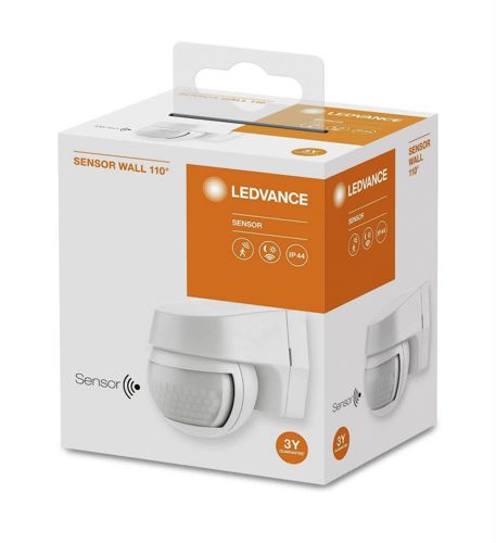 Датчик руху LEDVANCE SENSOR WALL 110 DEG IP44 білий