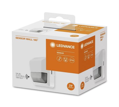 Датчик руху LEDVANCE настінний SENSOR WALL 180 DEG IP55 білий