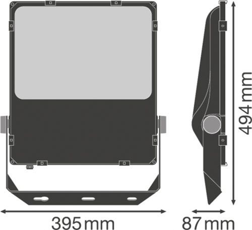 LED прожектор LEDVANCE FLOODLIGHT PERFORMANCE SYM R30 200W 4000К IP66 Чорний