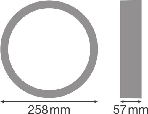 SURFACE BULKHEAD RING 250 BK