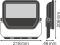 LED прожектор LEDVANCE FLOODLIGHT 50W 3000К IP65 Білий (4058075421240)