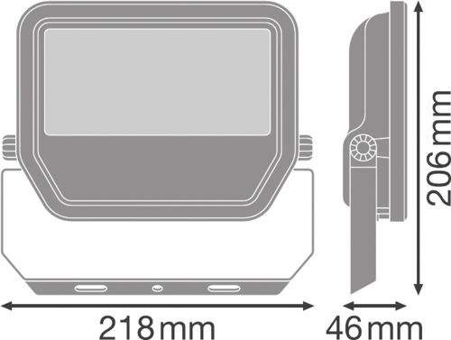 LED прожектор LEDVANCE симетричний FL PFM 50W 4000K SYM 100 Білий