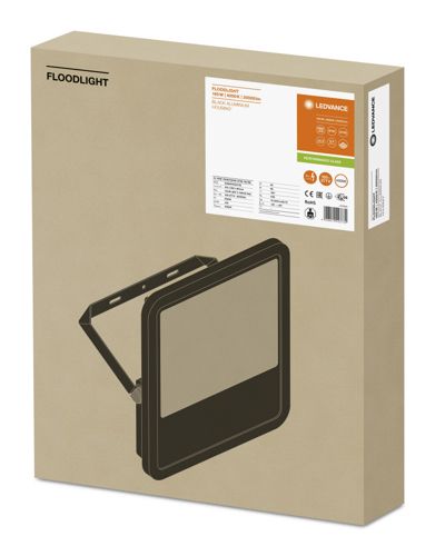 LED прожектор LEDVANCE симетричний FL PFM 165W 4000K SYM 100 Чорний
