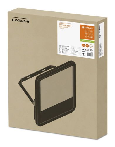 LED прожектор LEDVANCE FLOODLIGHT 200W 4000К IP65 Чорний