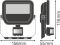 LED прожектор LEDVANCE FLOODLIGHT SENSOR 20W 3000К IP65 Чорний (4058075460911)