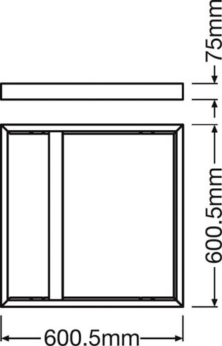 SURFACE MOUNT KIT 600 SURFACE MOUNT KIT H75