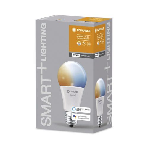 Лампа LED OSRAM груша з керуванням SMART WIFI A75 9,5W 2700K-6500K TW FR E27